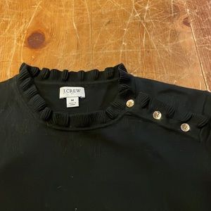 J.Crew Ruffle Mock-neck Sweater